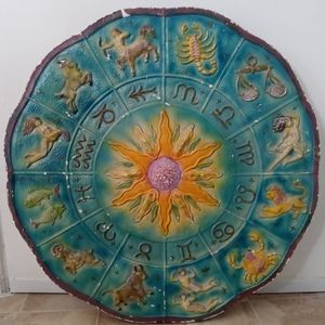 Cuadro Antiguo De Horoscopos